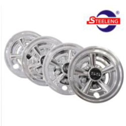 WHEEL COVERS-8" SS CHROME (SET OF 4)