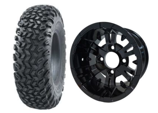 Assembly - 10" VAMPIRE-BLACK / 10" TIRE-22"x11"-10" AT TIRE