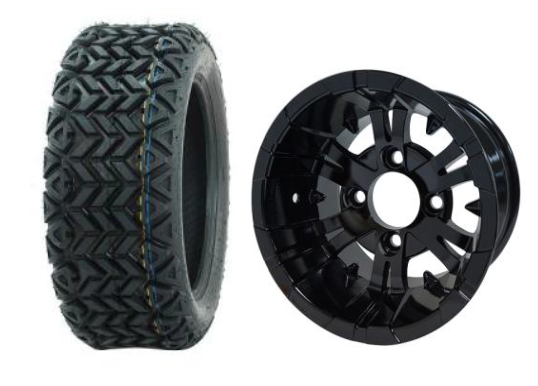 Assembly - 10" VAMPIRE-BLACK / 10" TIRE-20"x10"-10" AT TIRE