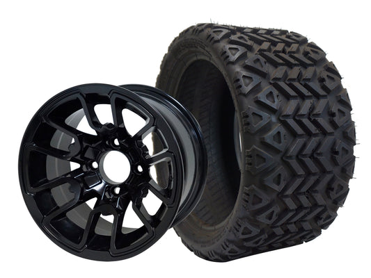 Assembly - 12" LIZARD BLACK / 20"x10"-12" AT TIRE