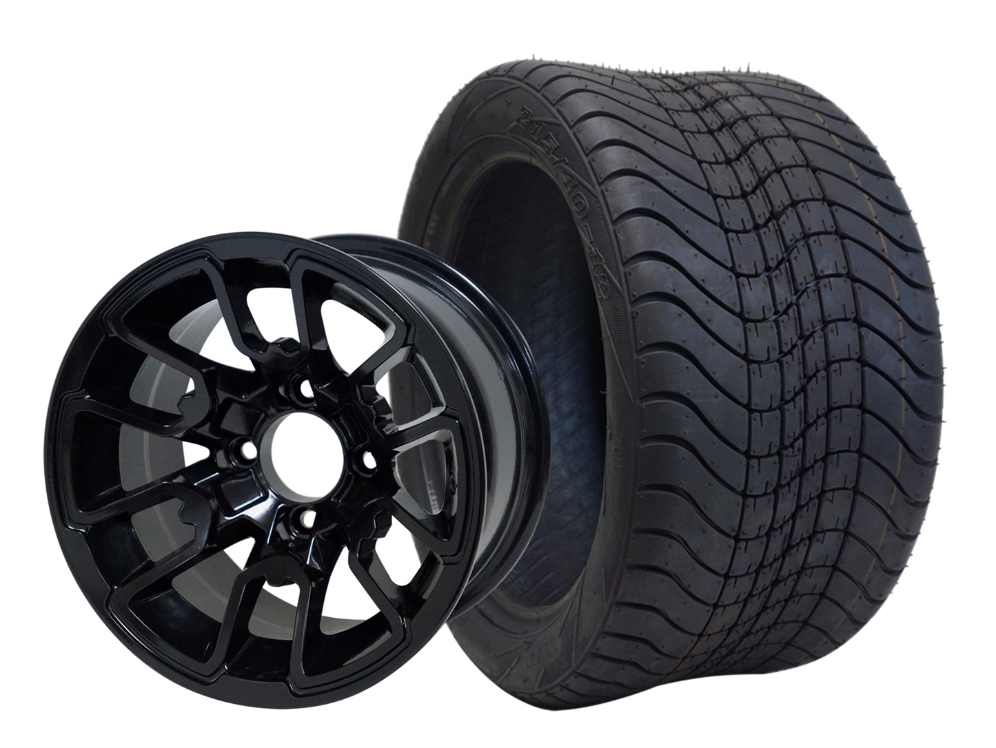 Assembly - 12" LIZARD BLACK / 215/40-12" LOW PRO TIRE