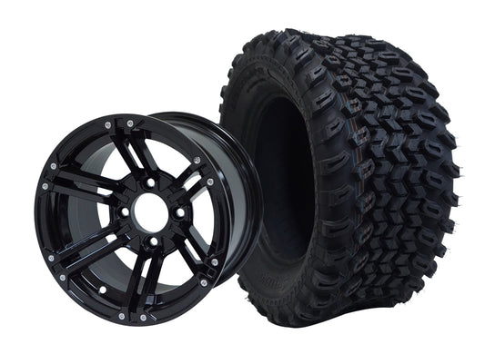 Assembly - 12" TERMINATOR BLACK / 23"x10.5"-12" AT TIRE