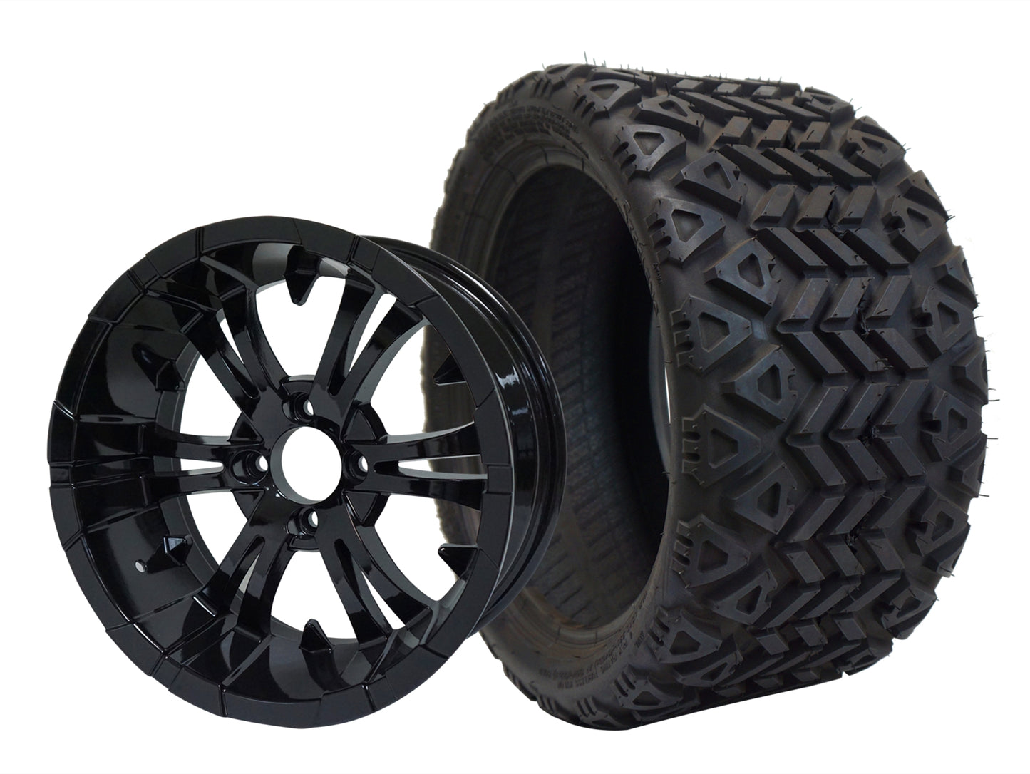 Assembly - 12" VAMPIRE-BLACK / 12" TIRE-20"x10"-12" AT TIRE