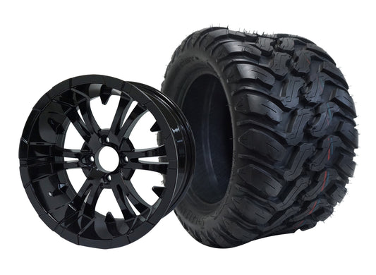 Assembly - 12" VAMPIRE-BLACK / 12" TIRE-22"x11"-12" MUD TERRAIN TIRE