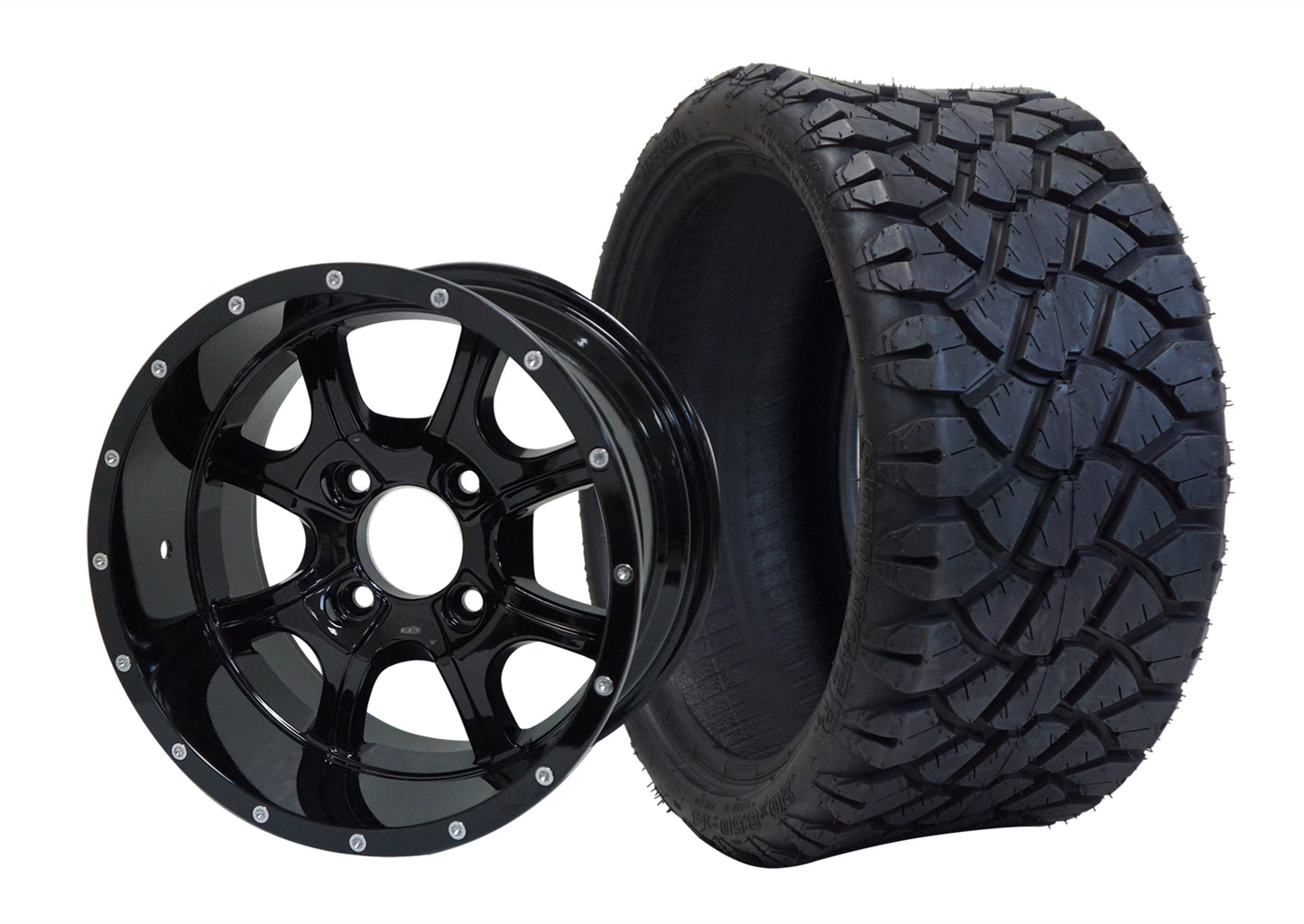 Assembly - 14" NIGHTSTALKER-BLACK / 14" TIRE-20"x8.5"-14" STINGER AT TIRE