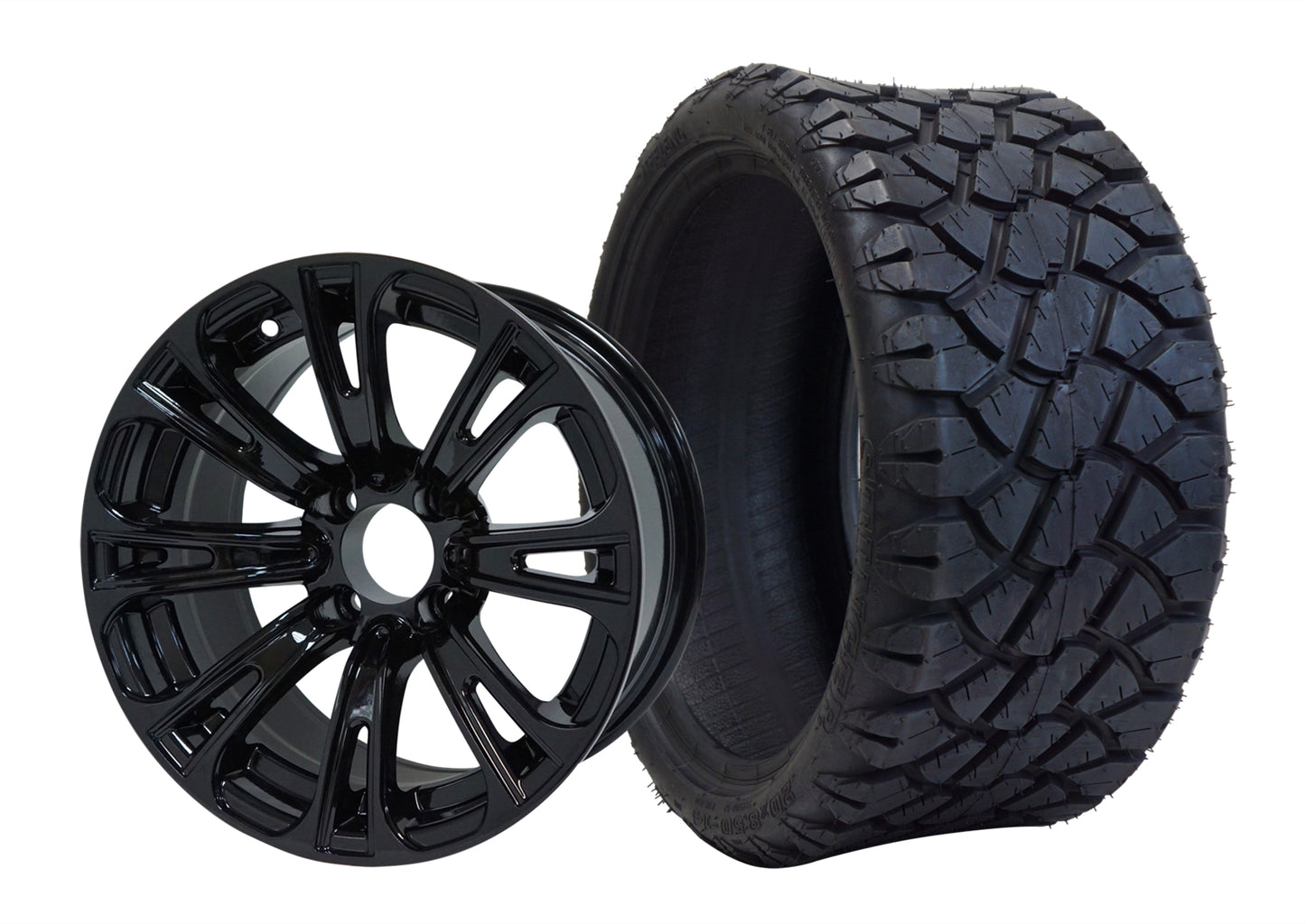 Assembly - 14" VOODOO-BLACK / 14" TIRE-20"x8.5"-14" STINGER AT TIRE