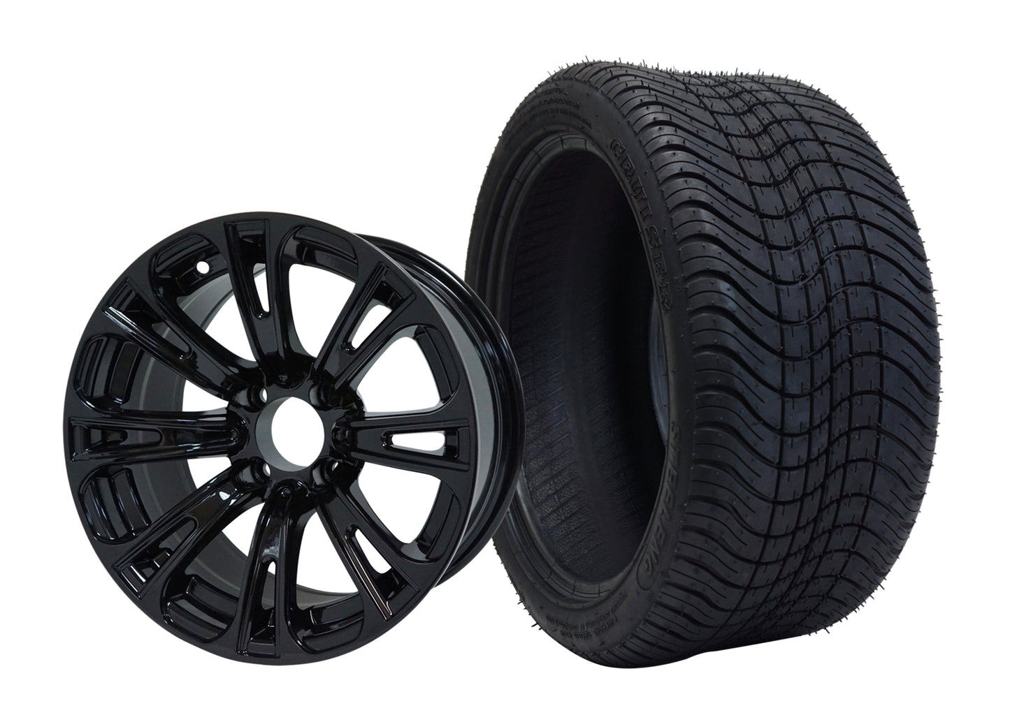 Assembly - 14" VOODOO-BLACK / 14" TIRE-205/30-14 LOW PRO TIRE